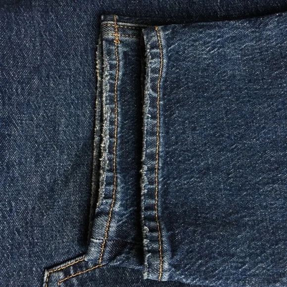 GAP mom jean high rise jeans size 29 dark wash - Picture 6 of 16